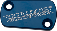 WORKS CONNECTION Clutch Cover - Blue - Honda/Kawasaki/Yamaha 21-150