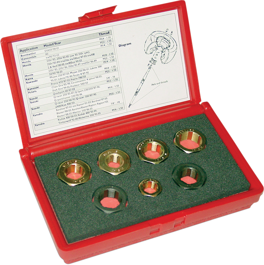 LANG TOOLS Thread Restorer - Axle End - Kit 801