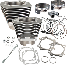 S&S CYCLE 117" Big Bore Cylinder Kit - Stone Gray - Twin Cam 910-0474
