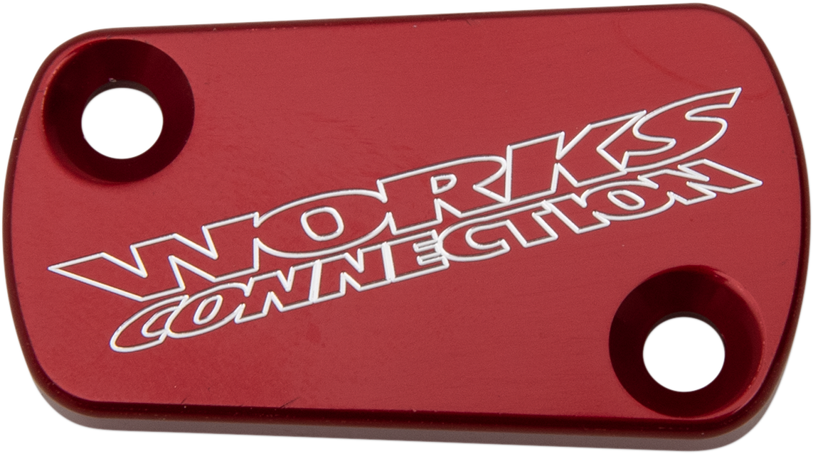 WORKS CONNECTION Clutch Cover - Red - Honda/Kawasaki/Yamaha 21-151