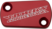 WORKS CONNECTION Clutch Cover - Red - Honda/Kawasaki/Yamaha 21-151