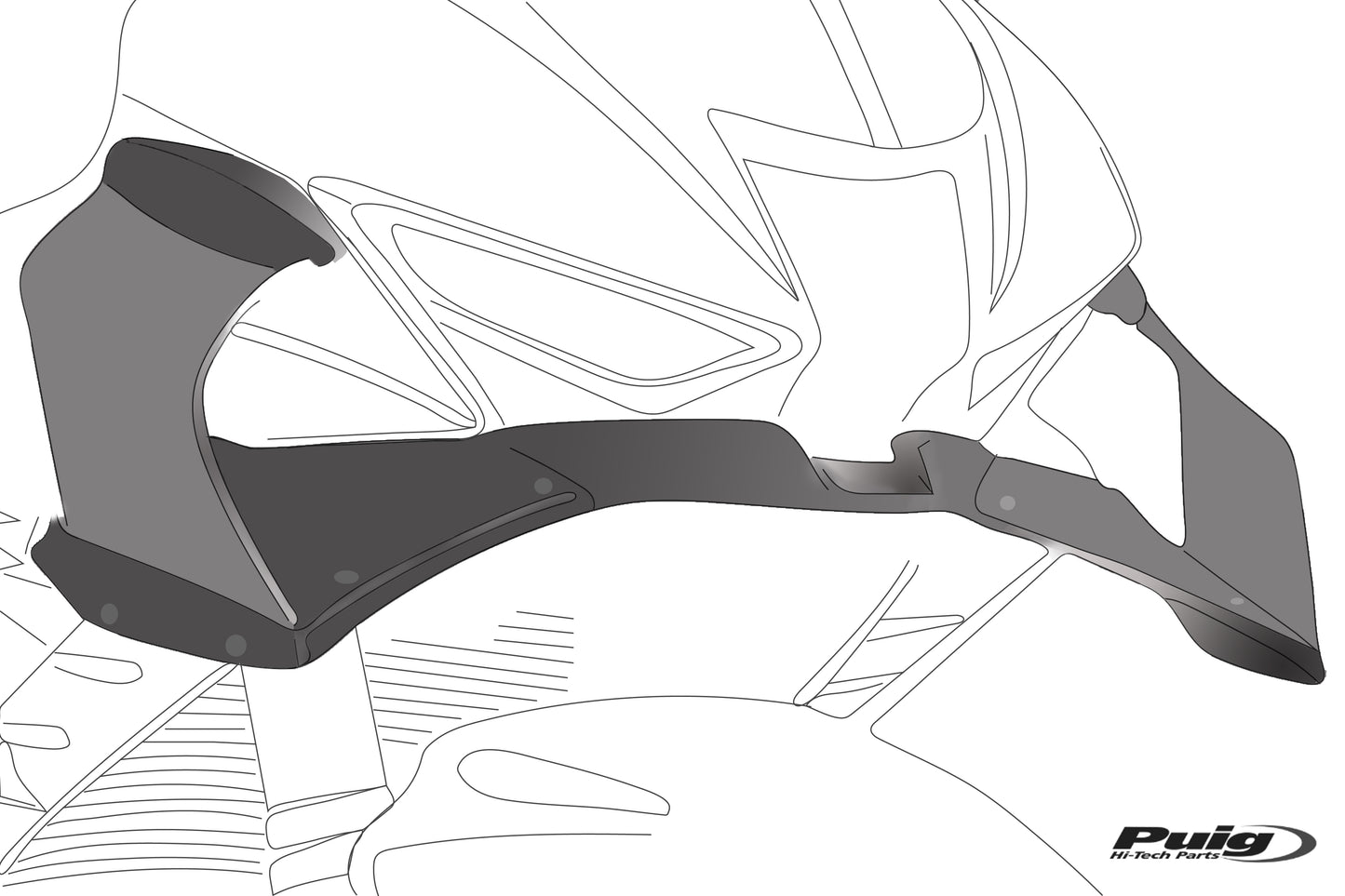 PUIG GP Frontal Spoiler Kit (Winglets) for the Honda CBR1000RR-R / SP (2020+)