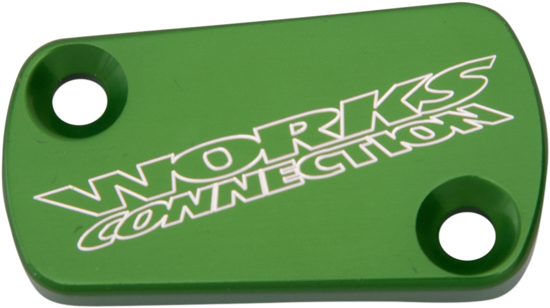 WORKS CONNECTION Clutch Cover - Green - Honda/Kawasaki/Yamaha 21-153