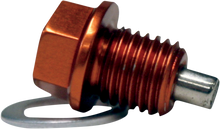 MOOSE OFFROAD Magnetic Drain Plug - Orange - KTM DP108
