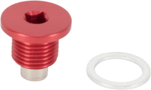 MOOSE OFFROAD Magnetic Drain Plug - Red - Husqvarna DP126