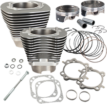 S&S CYCLE 124" Big Bore Cylinder Kit - Stone Gray - Twin Cam 910-0469