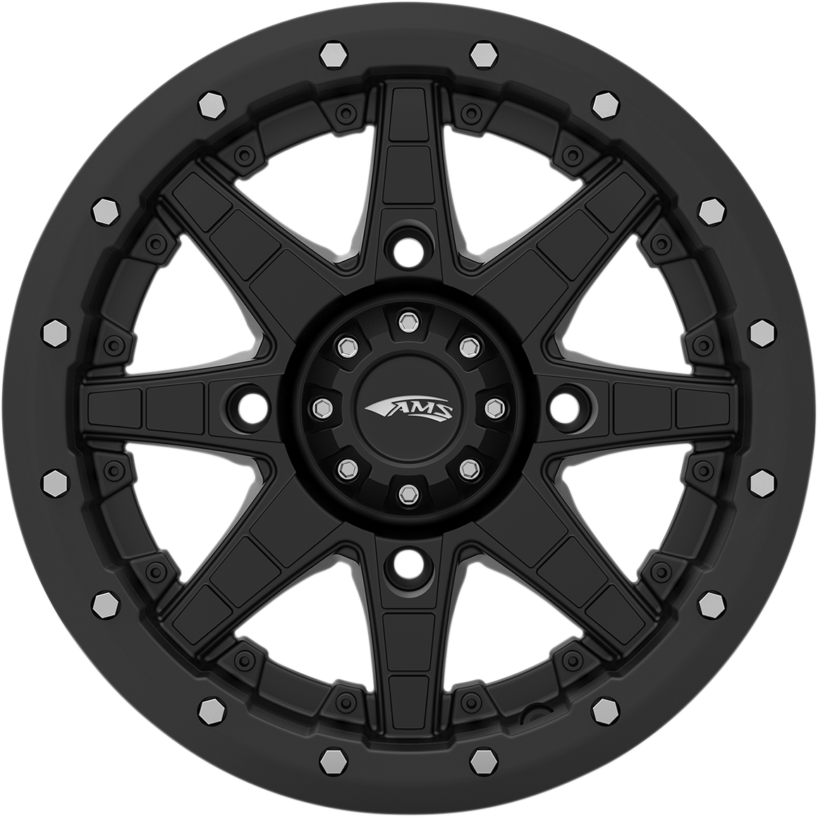 AMS Wheel - Roll'n 106 - Front/Rear - Black - 15x7 - 4/156 - 5+2 5711-046AS