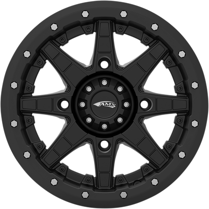 AMS Wheel - Roll'n 106 - Front/Rear - Black - 15x7 - 4/156 - 5+2 5711-046AS