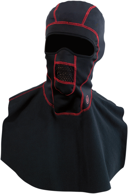 ARCTIVA Windshield® Balaclava with Dickie - Black/Red - Large/XL 2503-0369