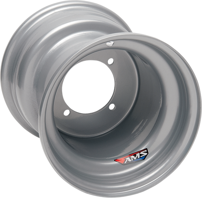 AMS Steel Wheel - Rear - Chrome - 9x9 - 4/115 - 3+6 9923-697