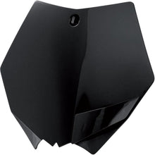 Front Number Plate Black