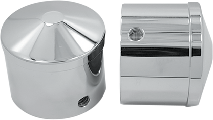 AVON GRIPS Front Axle Nut Cover - Chrome - Air Cushion - 1" AXL-AIR-CH