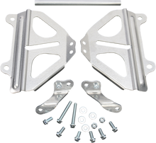 WORKS CONNECTION Radiator Brace Set - Silver - Honda 18-008