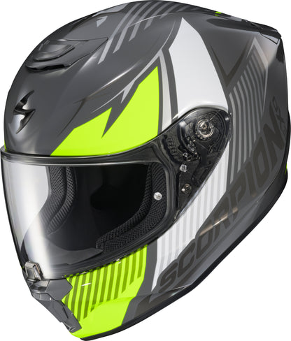 Exo R330 Full Face Helmet Hawker Hi Viz Lg