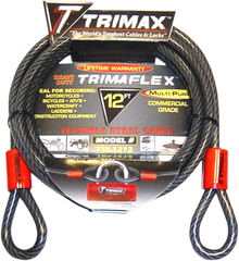 TRIMAX Cable Lock - Dual Loop - 12' TDL1212