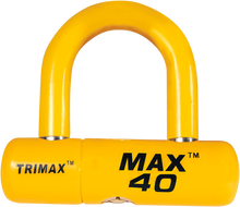TRIMAX Max 40 U-Lock - Disc/Cables - Yellow MAX40YL