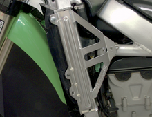 WORKS CONNECTION Radiator Brace Set - Silver - Kawasaki 18-298