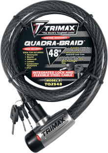TRIMAX Quad Braid Cable Lock - 48" TQ2548