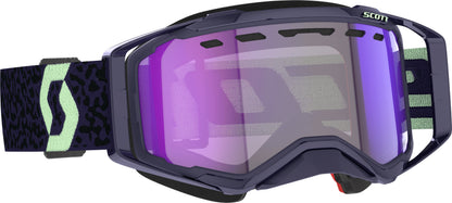 Prospect Snwcrss Ls Goggle Drk Prpl/Mnt Grn Blue Chrome