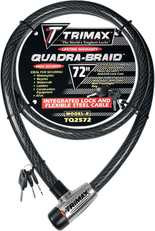 TRIMAX Quad Braid Cable Lock - 72" TQ2572