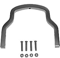 Chrome Sissy Bar 6 1/4" Tall 7 1/2 W
