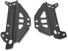 WORKS CONNECTION Radiator Brace Set - Black - Kawasaki 18-B298