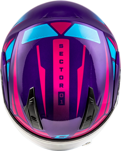 Md 04 Sector Helmet Violet/Pink Xl