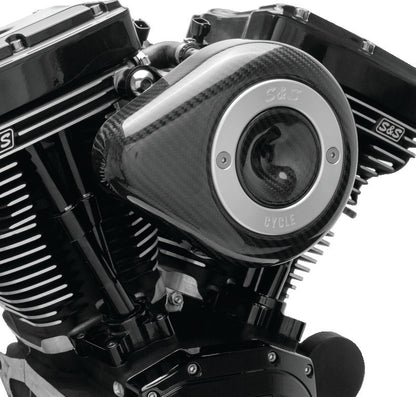 S&S Cycle Air Cleaner Cover For All Stealth Applications - Carbon Fiber