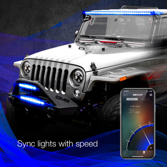 38" Light Bar Rgbw App Control
