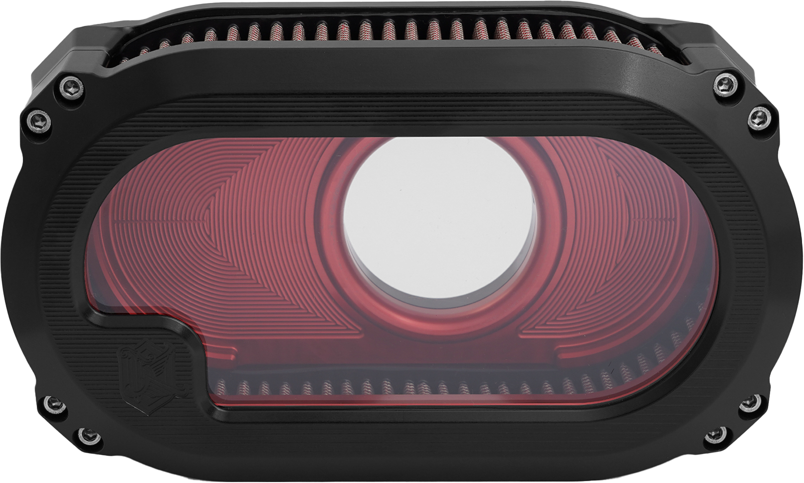 Nl Tc Air Cleaner W/Glass Black W/Red
