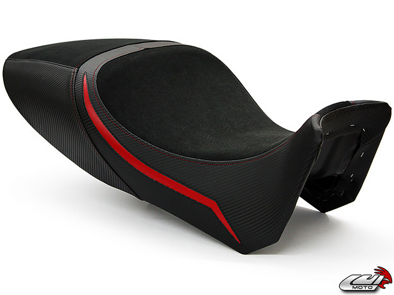LUIMOTO Team Italia Seat Cover for the DUCATI DIAVEL (11-14) - Fits Touring Seat and Diavel Strada