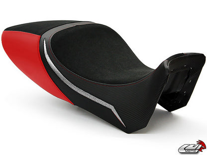 LUIMOTO Team Italia Seat Cover for the DUCATI DIAVEL (11-14) - OE Seat