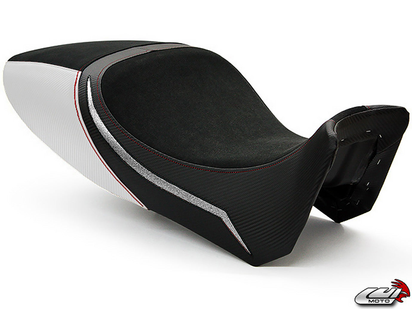 LUIMOTO Team Italia Seat Cover for the DUCATI DIAVEL (11-14) - OE Seat