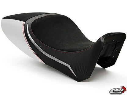 LUIMOTO Team Italia Seat Cover for the DUCATI DIAVEL (11-14) - Fits Touring Seat and Diavel Strada