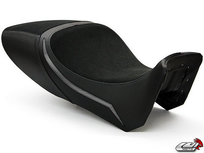 LUIMOTO Team Italia Seat Cover for the DUCATI DIAVEL (11-14) - Fits Touring Seat and Diavel Strada