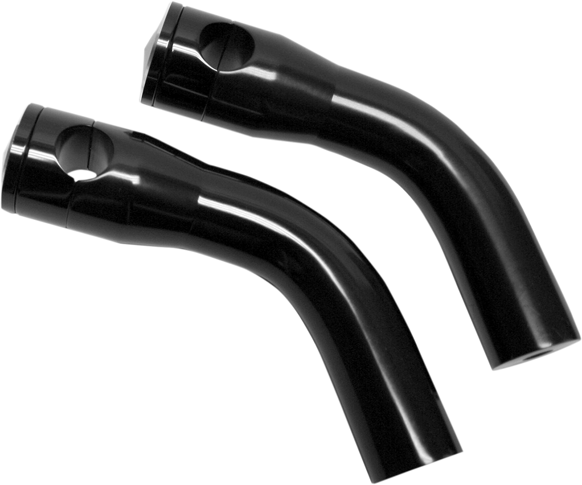 ACCUTRONIX Elite Custom Billet Aluminum Risers - Pullback - 6" - Black HRP1356-B
