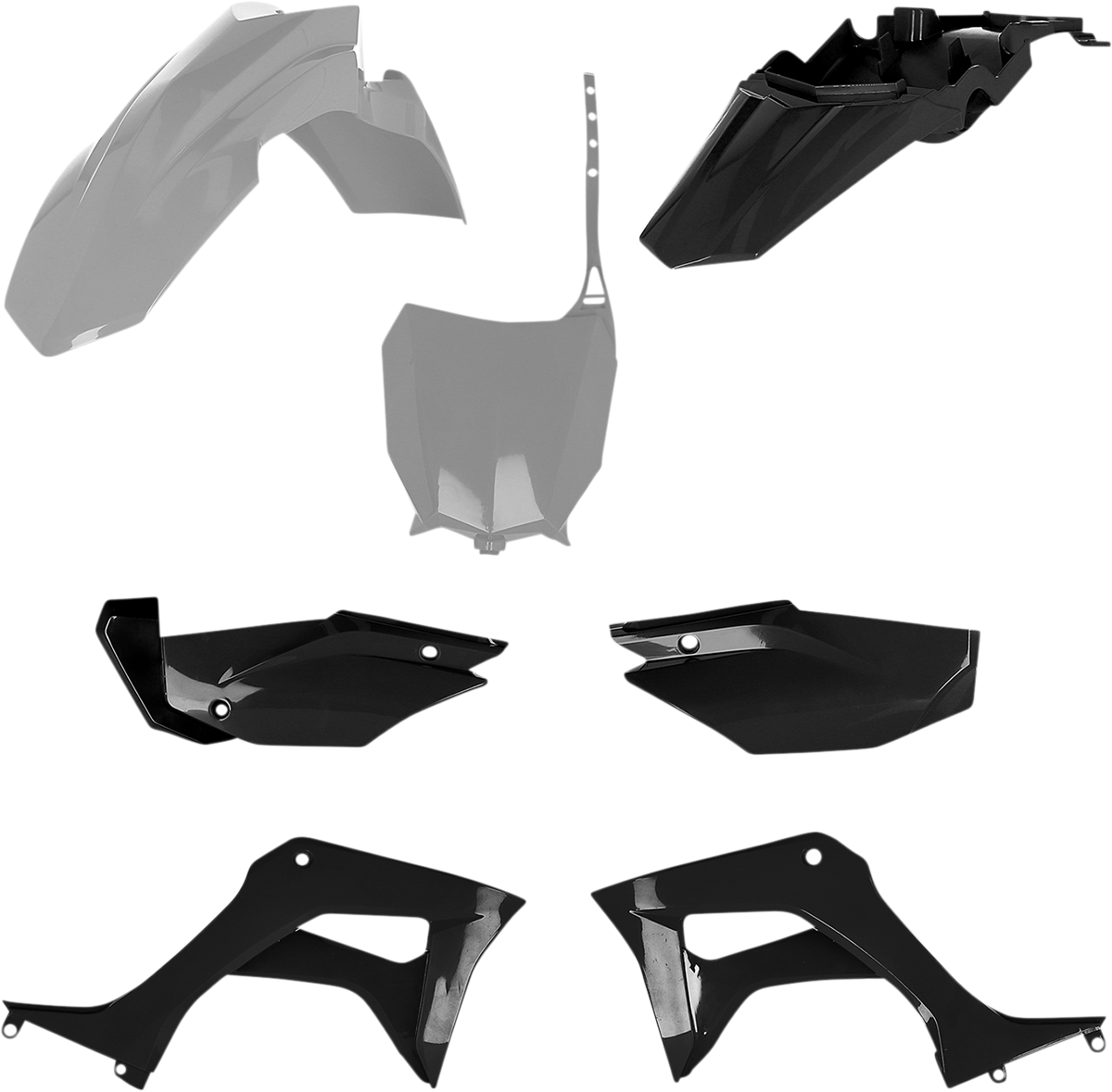 ACERBIS Full Body Kit - Gray/Black - Honda - CRF '19-'25 2861931019