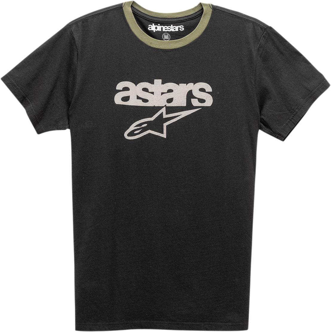 ALPINESTARS Match T-Shirt - Black/Military - 2XL 12117401010692X