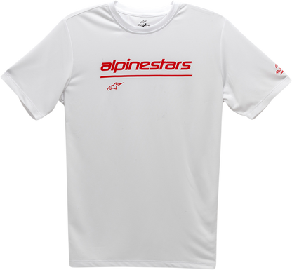 ALPINESTARS Tech Line Up Performance T-Shirt - White - 2XL 1211738000202X