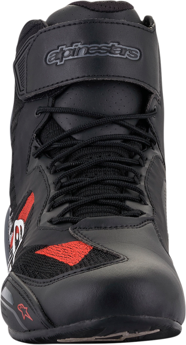 ALPINESTARS Faster-3 Rideknit® Shoes - Black/Gray/Red - US 12 / EU 45.5 2510319116512