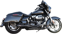 BASSANI XHAUST 2:1 Exhaust - Black 1F68B
