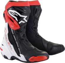 ALPINESTARS Supertech R Boots - Black/White/Red - US 11.5 / EU 46 2220021-123-46