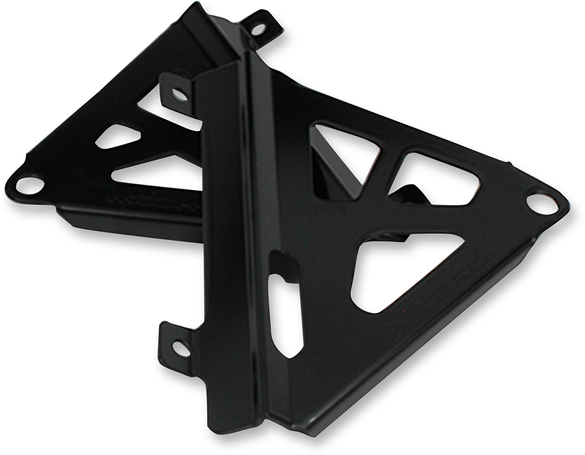 WORKS CONNECTION Radiator Brace Set - Black - Honda 18-B708