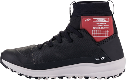 ALPINESTARS Speedforce Shoes - Black/White/Red - US 11 2654321-123-11