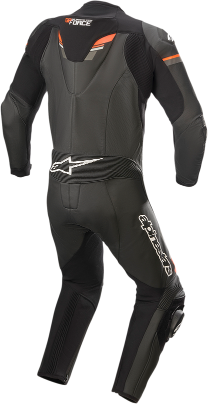 ALPINESTARS GP Force Chaser 1-Piece Leather Suit - Black/Red Fluo - US 40 / EU 50 3150321-1030-50