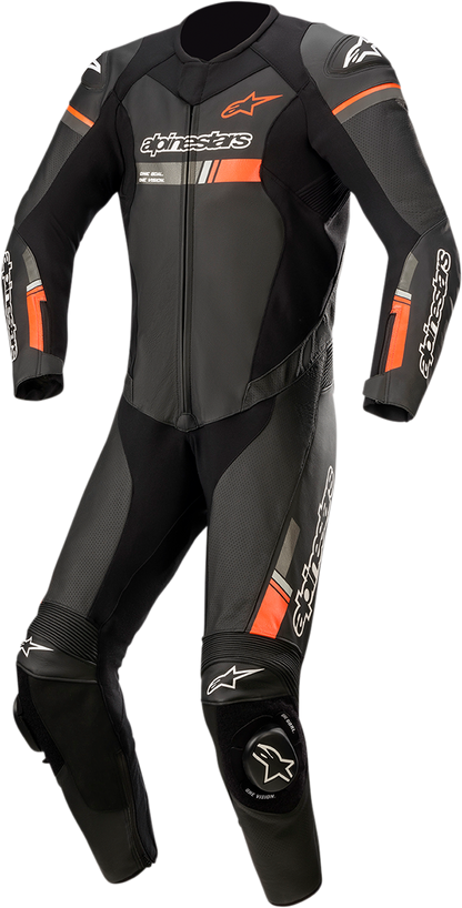 ALPINESTARS GP Force Chaser 1-Piece Leather Suit - Black/Red Fluo - US 48 / EU 58 3150321-1030-58