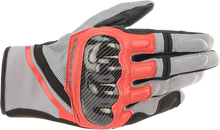 ALPINESTARS Chrome Gloves - Ash Gray/Black/Bright Red - 3XL 3568721-9203-3X