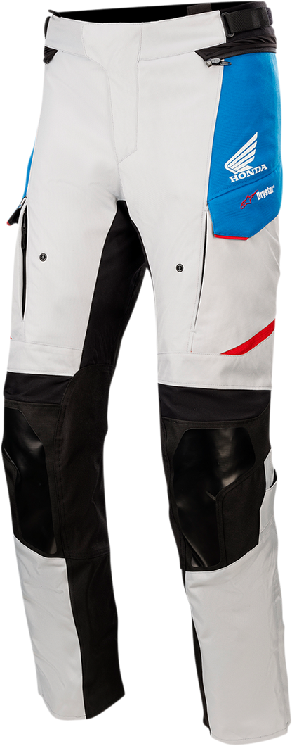 ALPINESTARS Honda Andes v3 Drystar® Pants - Gray/Blue/Red - 3XL 3227421-9173-3X