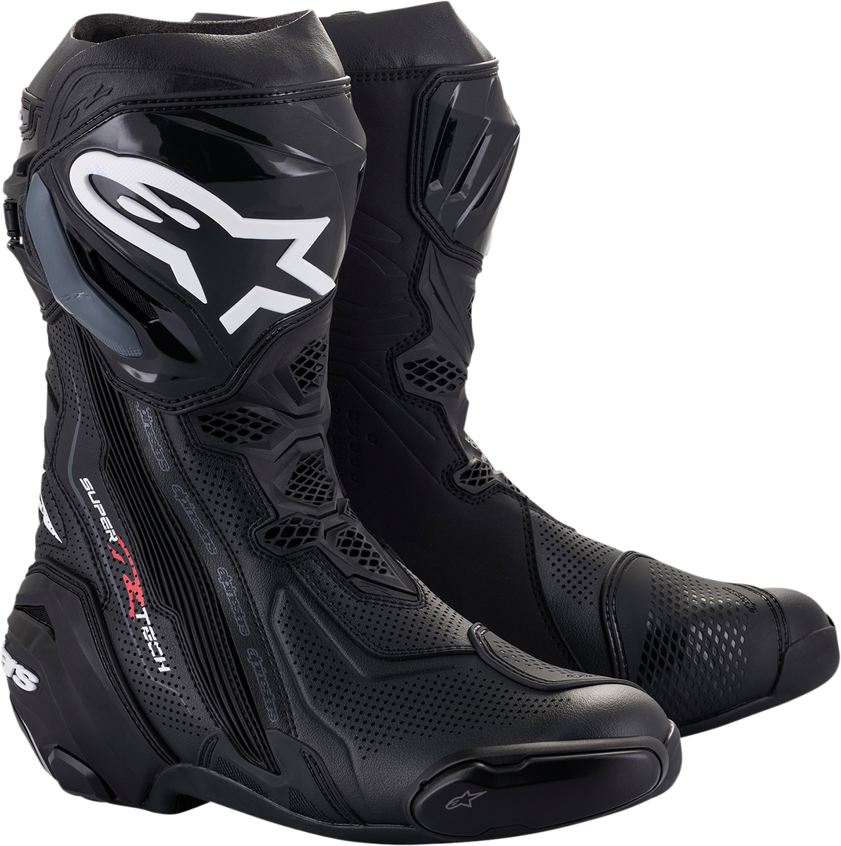 ALPINESTARS Supertech R Vented Boots - Black - US 12 / EU 47 2220121-10-47