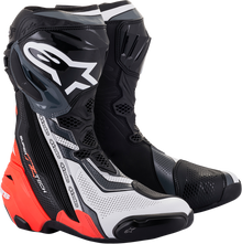 ALPINESTARS Supertech R Vented Boots - Black/Red/White/Gray - US 12 / EU 47 2220121-1329-47